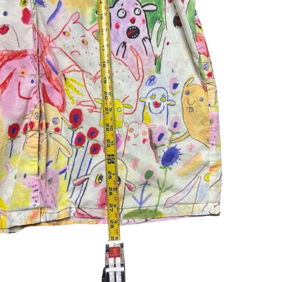 PAOM Dogs Abstract Button Down Shirt Size XL All Over Print - Picture 7 of 7